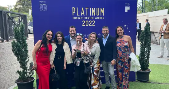 inConcert is awarded at the Platinum Contact Center Awards